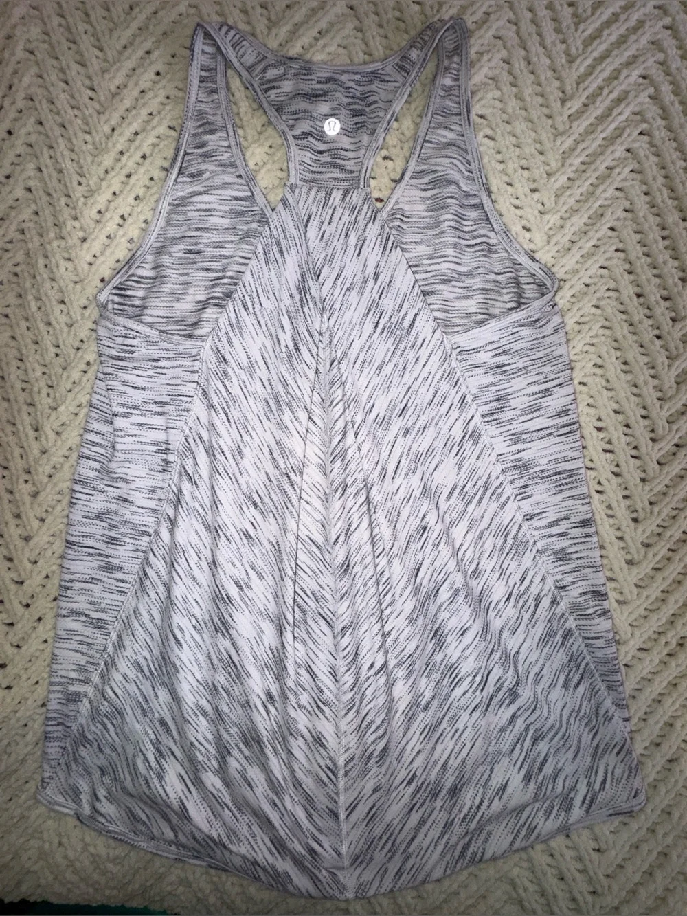 Lululemon Relaxed Fit Racerback Tank Top Size 6 Space Dye